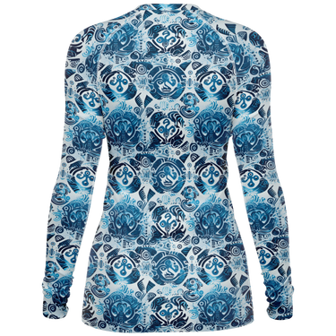Chokefish™ Long Sleeve Rashguard Sun&Saltwater Woman's Shirt-001